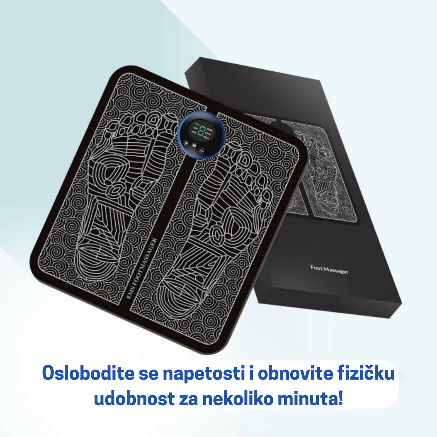 Maser za stopala IKEROS™ Borite se s bolovima u stopalima, oteklinama, ukočenošću ili trnjenjem?